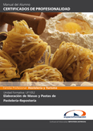 Manual Uf1052: Elaboración de Masas y Pastas de Pastelería-repostería 