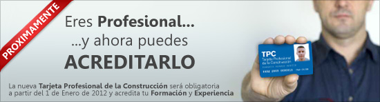 Tarjetas Profesionales no disponibles actualmente en Espacio Formación