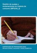 Licencia Scorm Mf0245_3: Gestión de Quejas y Reclamaciones en Materia de Consumo Sepe 