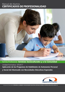 Manual Uf2417: Aplicación de los Programas de Habilidades de Autonomía Personal y Social del Alumnado con Necesidades Educativas Especiales 