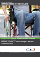 Manual Mf1448_3: Recursos Sociales y Comunitarios para Personas con Discapacidad 