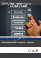 Manual Mf1002_2: Inglés Profesional para Actividades Comerciales 