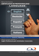 MANUAL MF1002_2: INGLÉS PROFESIONAL PARA ACTIVIDADES COMERCIALES