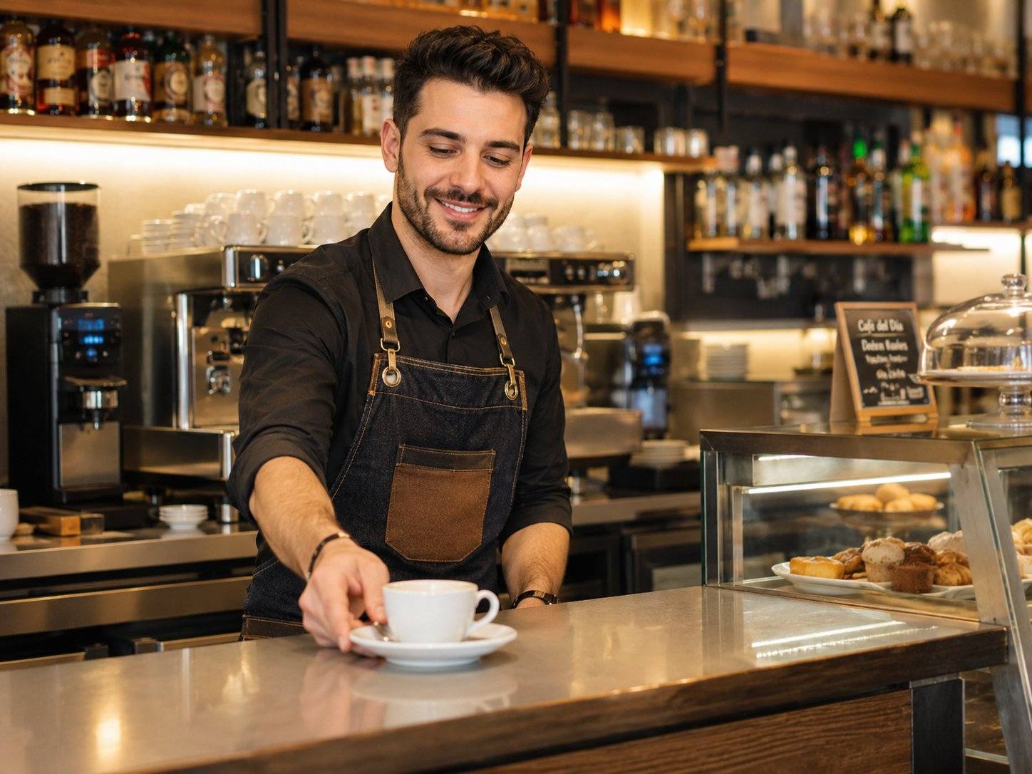 Licencia Aulacenter Curso Profesional de Camarero/a de Bar y Cafetería 